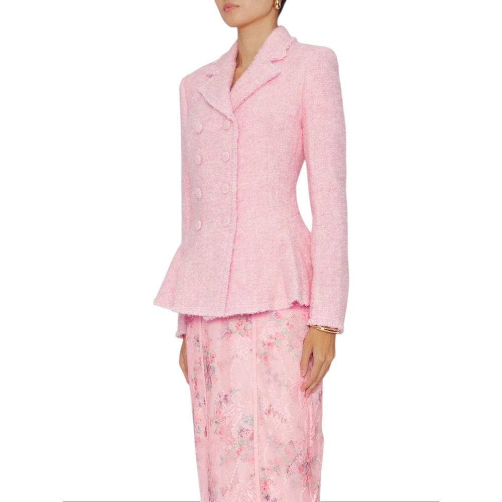 NEW LOVESHACKFANCY morrow jacket in heavenly pink - Picture 3 of 4